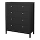 image 3 of Madrid Chest 3+2 Drawers in Matt Black