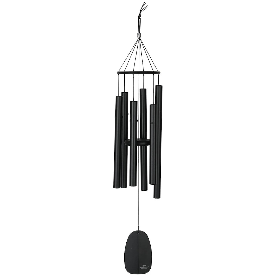 image 1 of Woodstock Windchimes Bells of Paradise - Medium Black
