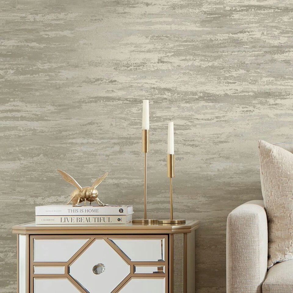 image 1 of Seychelles Wallpaper in Gold Multi