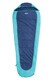 image 3 of Mountain Warehouse Summit 500 Square Sleeping Bag Insulated Two Way Zip Camp Bed Right Handed Zip - Regular length (200cm) | Blue