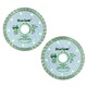 image 2 of 115mm 4.5" 1.2mm Turbo Diamond Ceramic Tile Cutting Disc for Angle Grinders 20pk