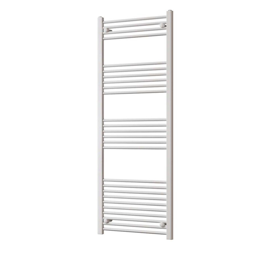 image 1 of Zennor - White Heated Towel Rail - H1600mm x W600mm - Straight