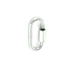 Securit Zinc Plated Quick Link - Silver - 8mm