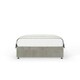 image 2 of Majestic 1000 Pocket Sprung Seal Grey Naples Velvet Divan Set Single