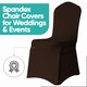 image 4 of Chair Cover Spandex Polyester Stretch, Flat Dining Slipcovers - 1pc