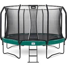 10ft Salta Green Round First Class Edition Trampoline with Enclosure