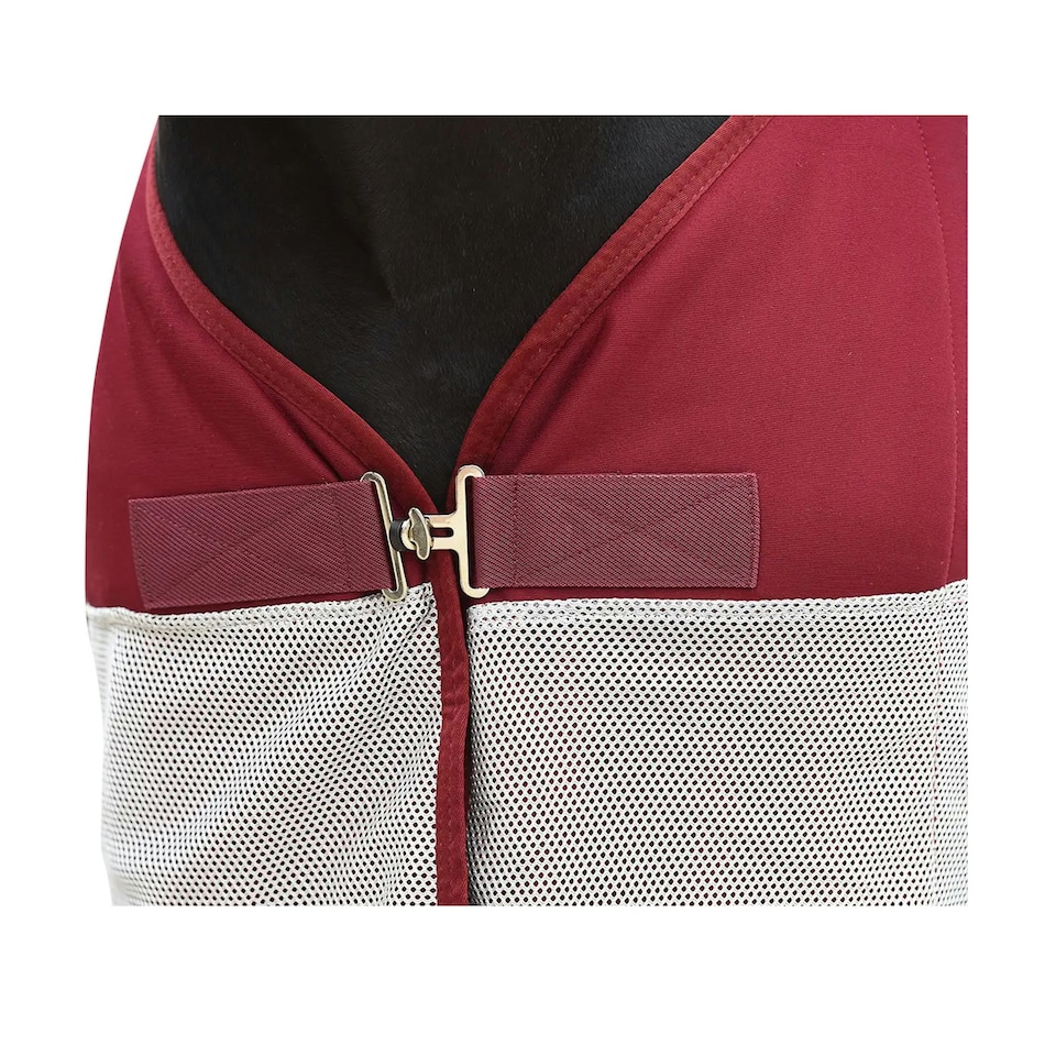 image 1 of Weatherbeeta Micro-Air Standard Neck Cooler Rug - Burgundy/Grey - 5´ 9"
