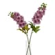 image 3 of Hill Interiors The Natural Garden Collection Elatum Delphinium Artificial Flower - Purple - One Size