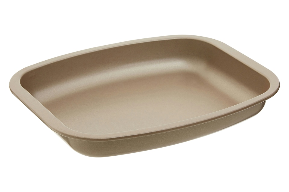 image 1 of Orsina BPA Free 26cm Roasting Pan, Champagne Finish Roasting Dish For Kitchen, Elegant  Roasting Pan For Baking