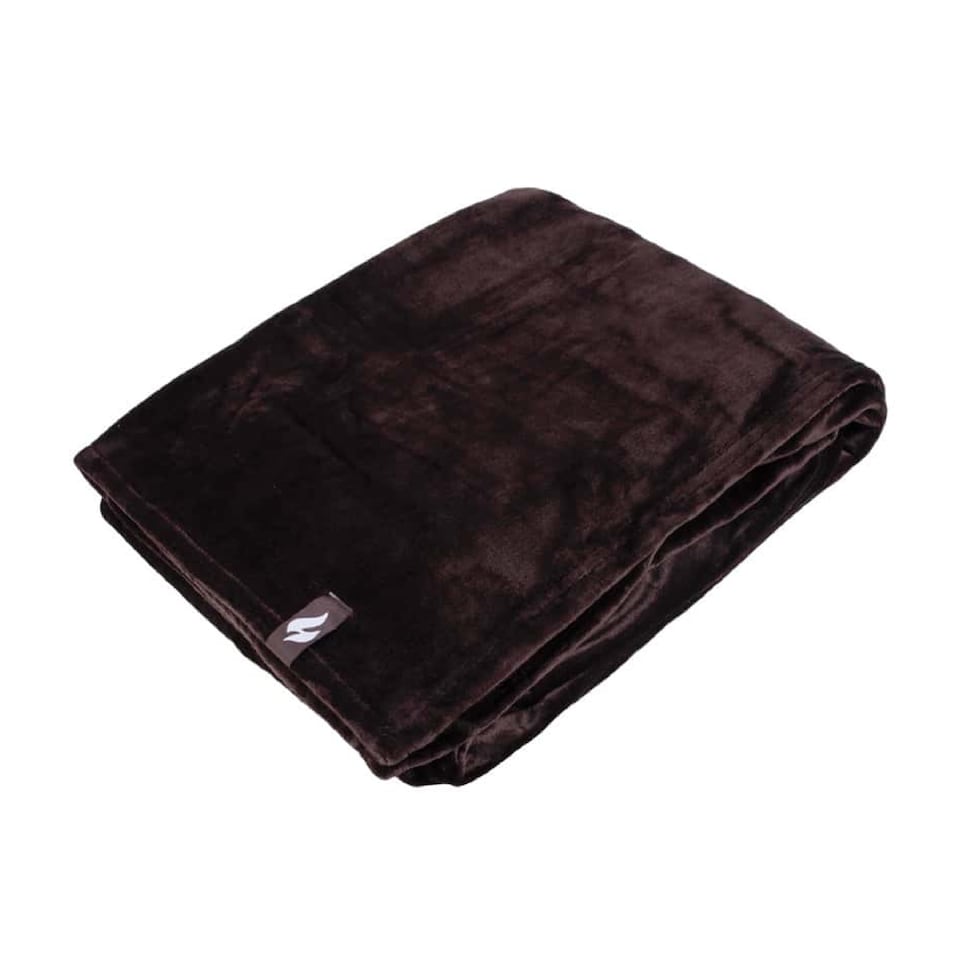 image 1 of Extra Soft Warm Large Luxury Thermal Fleece Throw Blanket - 180 x 200 cm | Brown | Brown