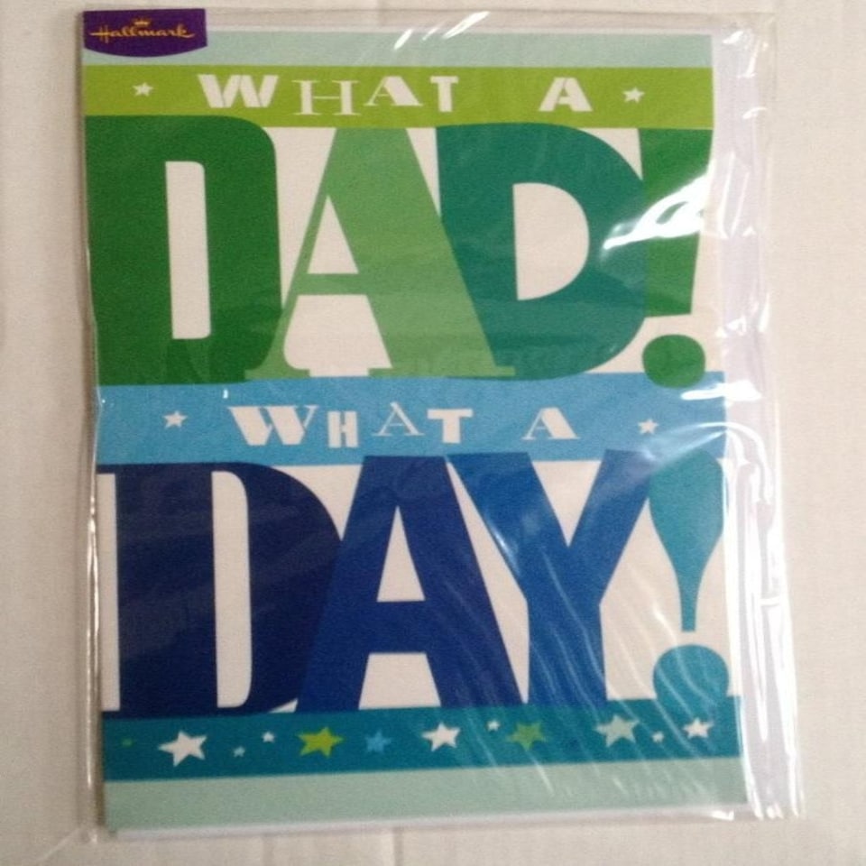 image 1 of WHAT A DAD! WHAT A DAY? FATHER'S DAY CARD