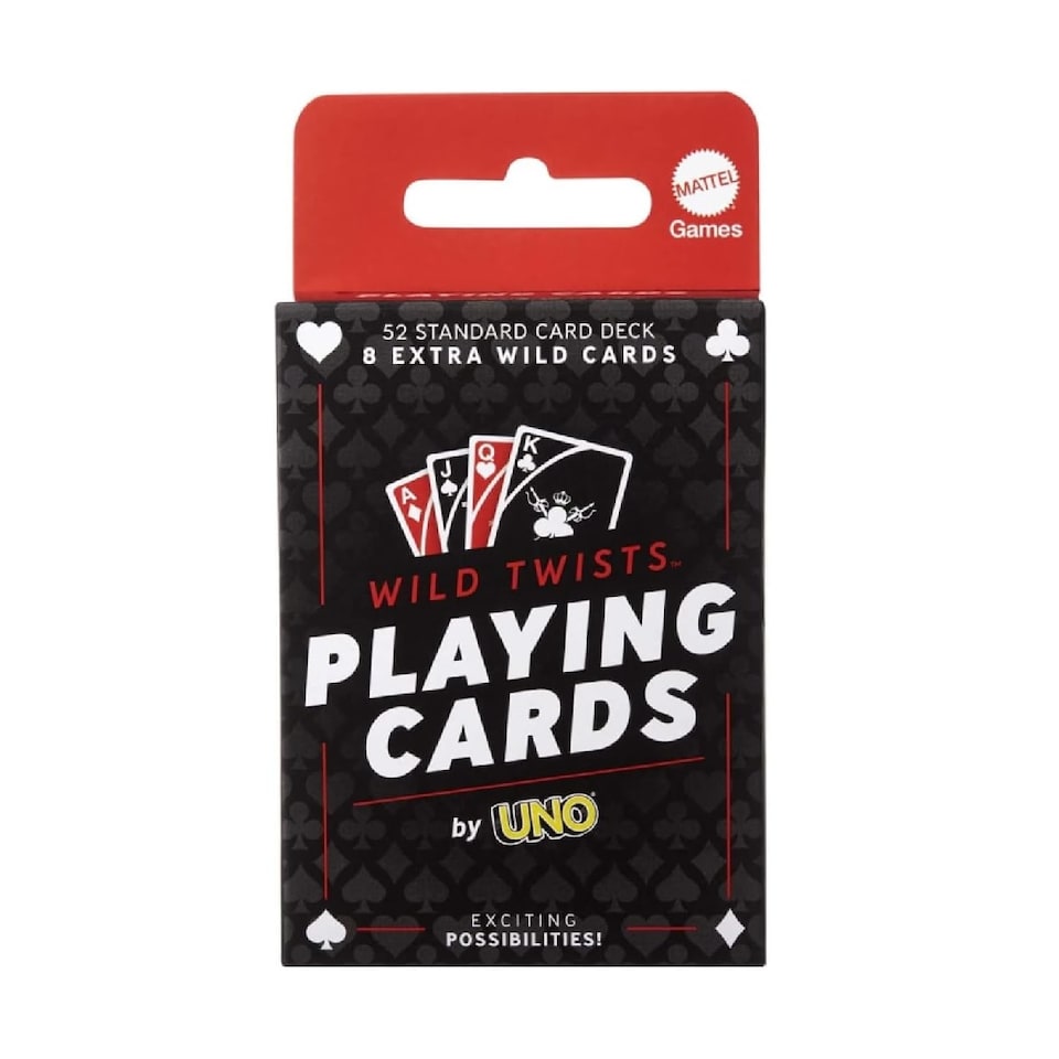 image 1 of Wild Twists Family Playing Card Game By Uno
