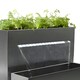 image 3 of Primrose Berkeley Stainless Steel Planter Waterfall Feature with Lights 89cm