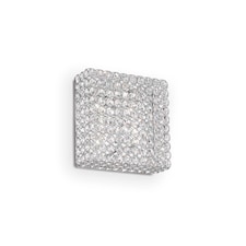 Admiral  4 Light Small Square Ceiling Flush Light Chrome, G9