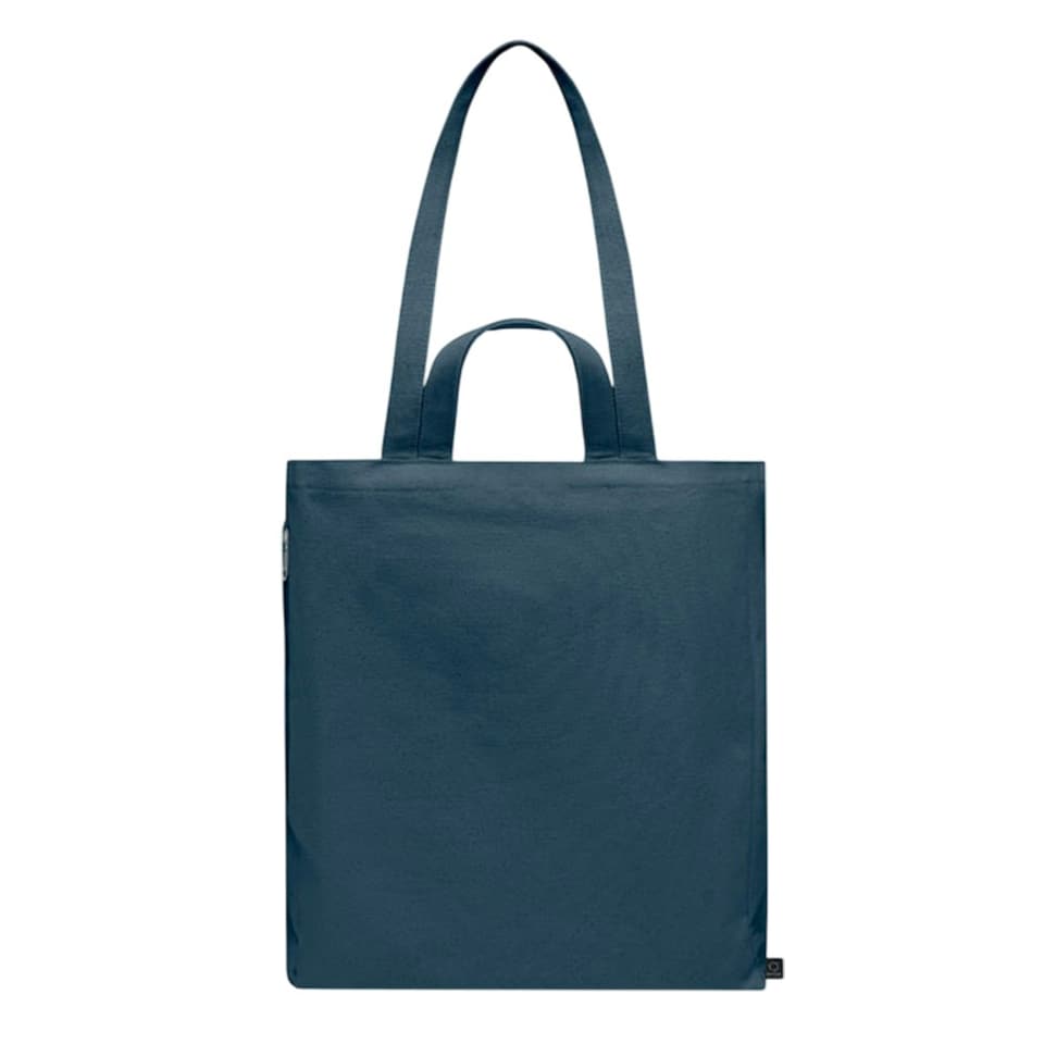 image 1 of MidOcean GAVE Recycled Cotton Shopper Bag - Blue - One Size | Blue
