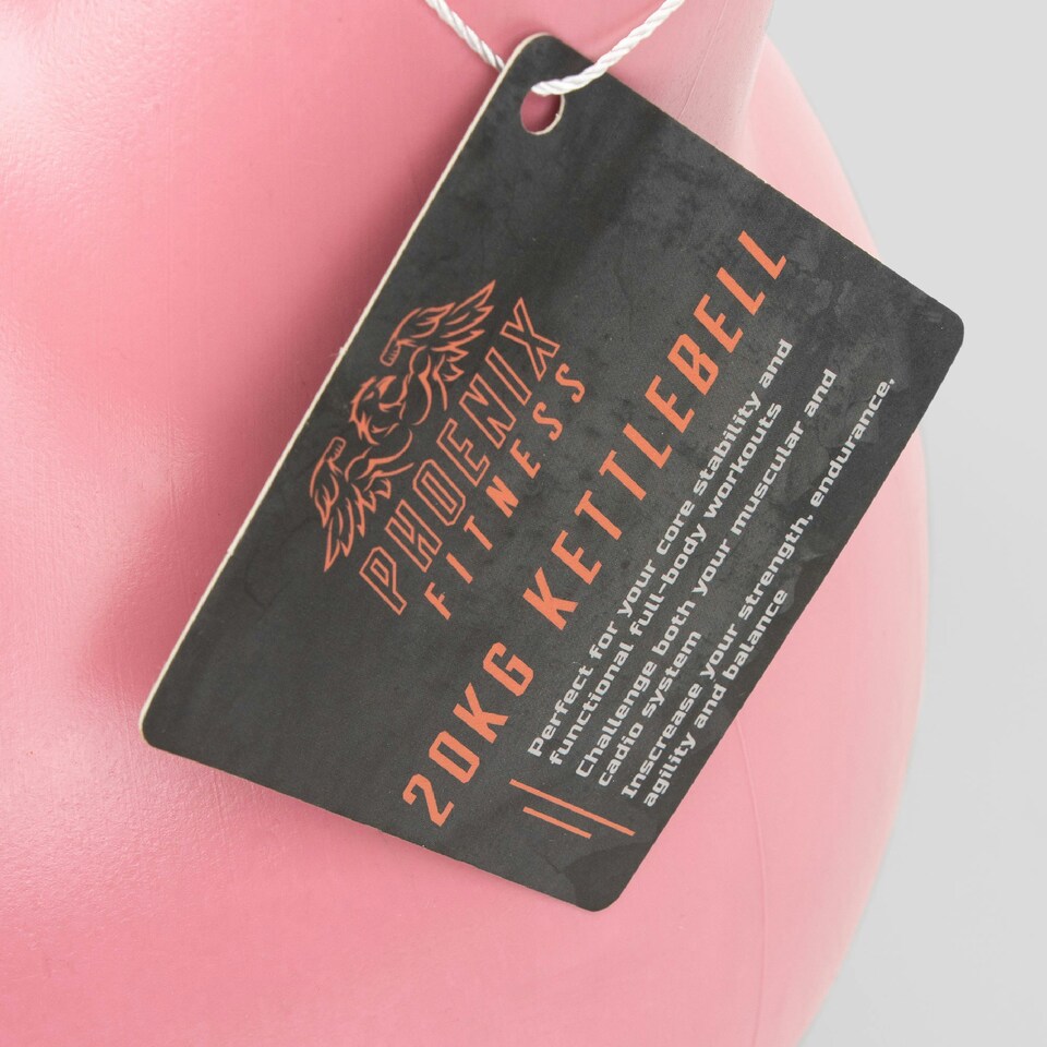 image 1 of Phoenix Fitness Pink Kettlebell 20KG