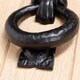 image 6 of Hammer & Tongs Fleur De Lis Door Knocker - H140mm - Black