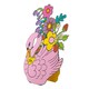 image 1 of Hallmark Magical Botanicals X Liz Harry Card - Pink Swan Design