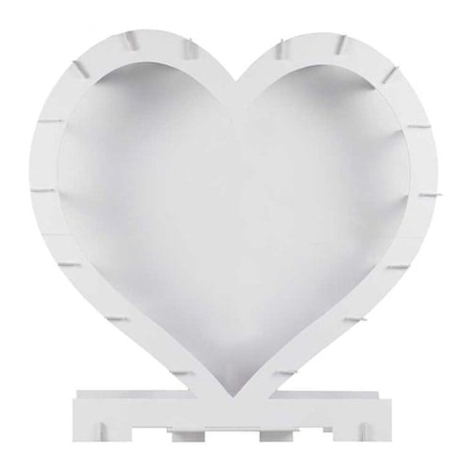 image 1 of Heart Shaped Mosaic Balloon Frame