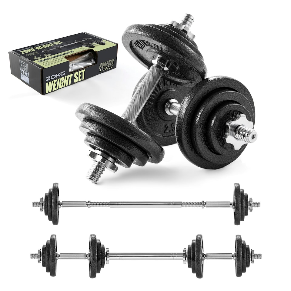 image 1 of Phoenix Fitness Weight Set - 20kg