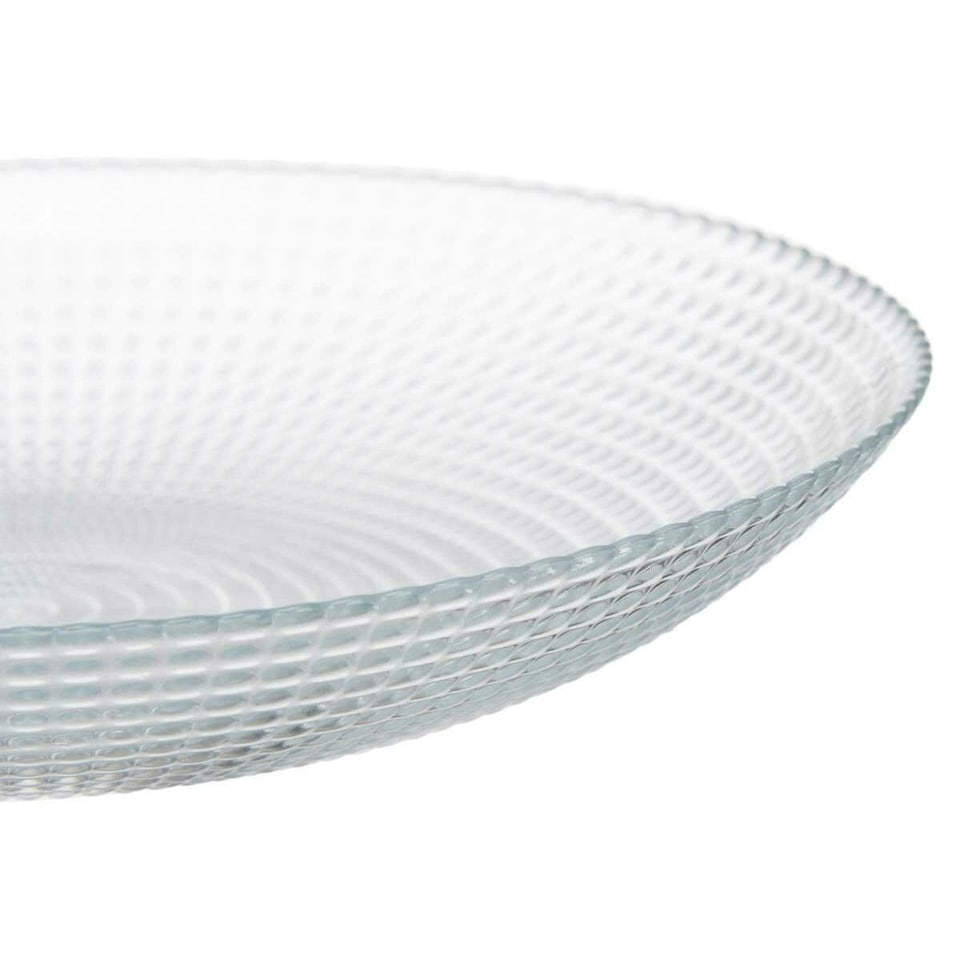 image 1 of Plate set Pasabahce Generation Transparent Glass 23 x 7 x 23 cm (4 Units) N/A