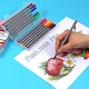 image 4 of Pack of 12 Colour Art Drawing Fineliner Marker Pens