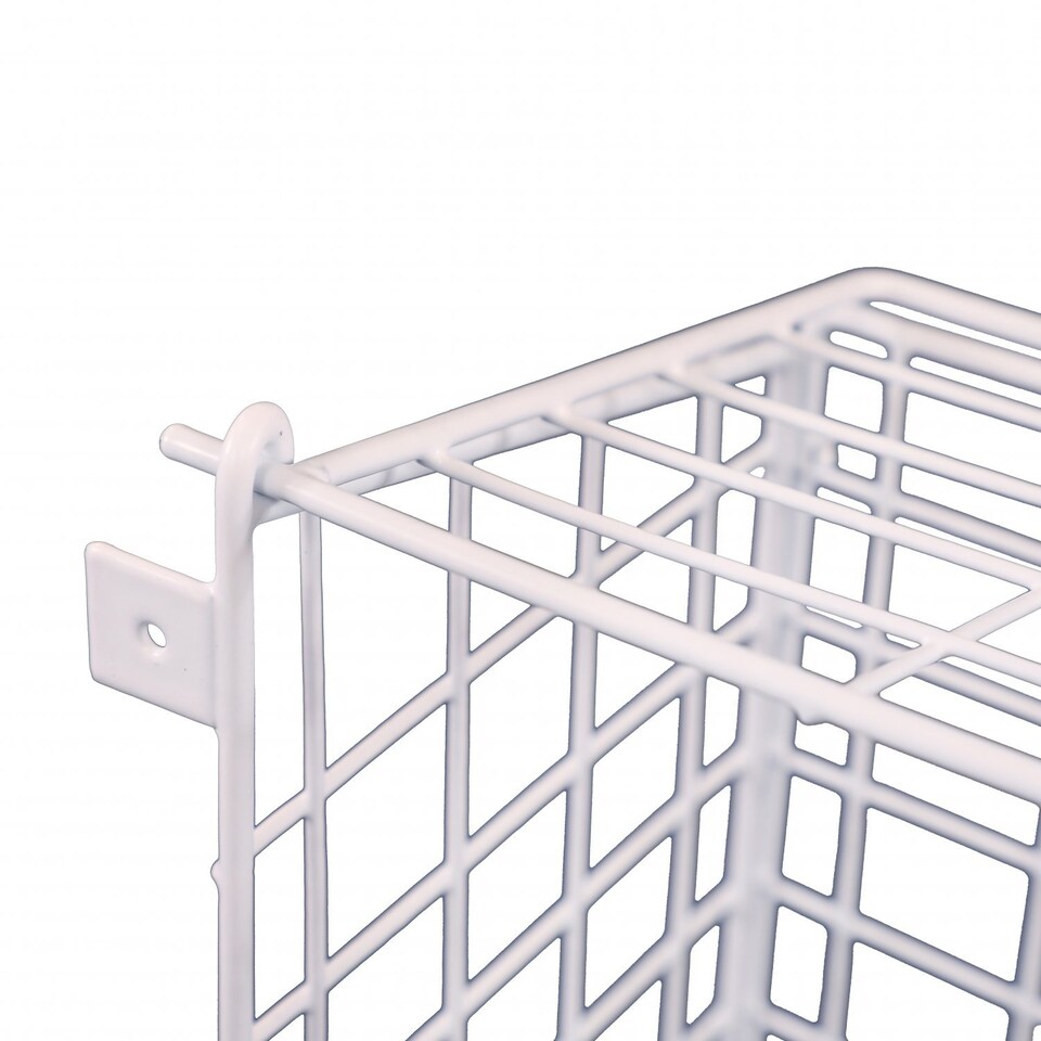 image 1 of Large Letterbox Door Post Mail Catcher Basket Cage Holder Guard