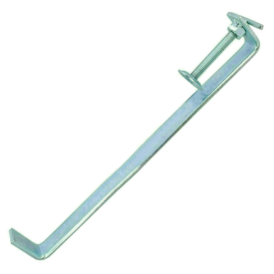 image 1 of 300mm Brick Laying Profile Clamp Holder Fastener Carpentry Internal Wall Clamps 2pk