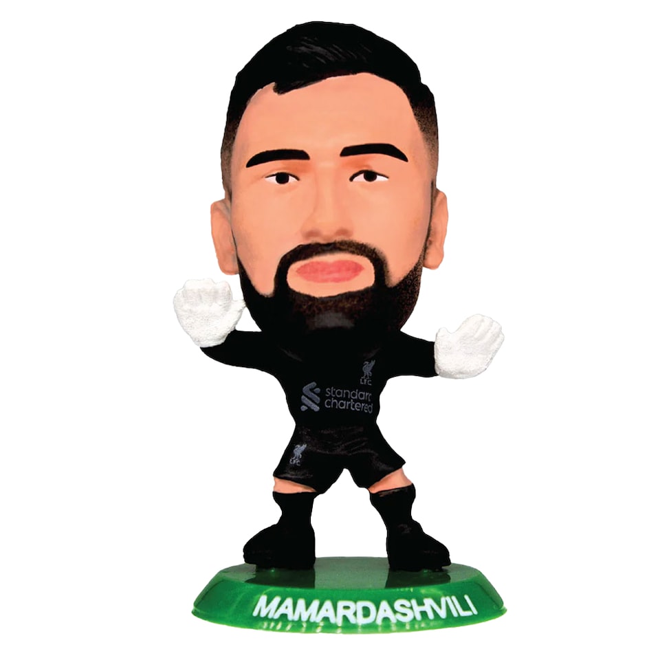 image 1 of Liverpool FC Giorgi Mamardashvili 2026 SoccerStarz Collectable Figurine | Black | Black/Green | One Size | 1