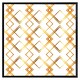 image 2 of Geometric golden pattern (Picture Frame) White | L