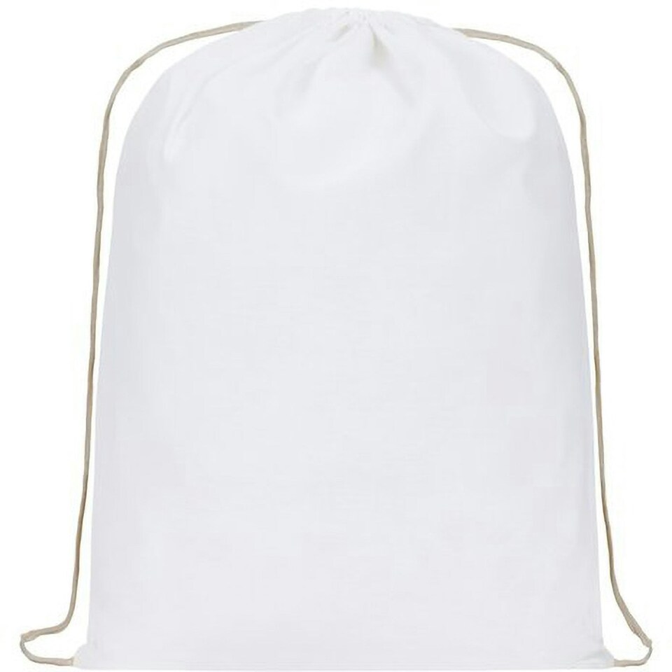 image 1 of Bullet Oregon Cotton Premium Rucksack (Pack Of 2) - White - 44 x 32 cm