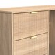 image 5 of Denver 3 Drawer Vanity in Bardolino Oak (Ready Assembled) | Brown | Bardolino Oak