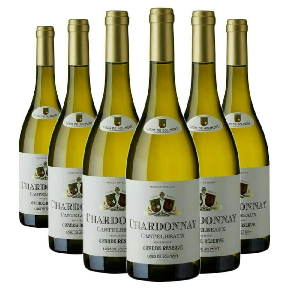 Case of 6 Castelbeaux Chardonnay 75cl White Wine