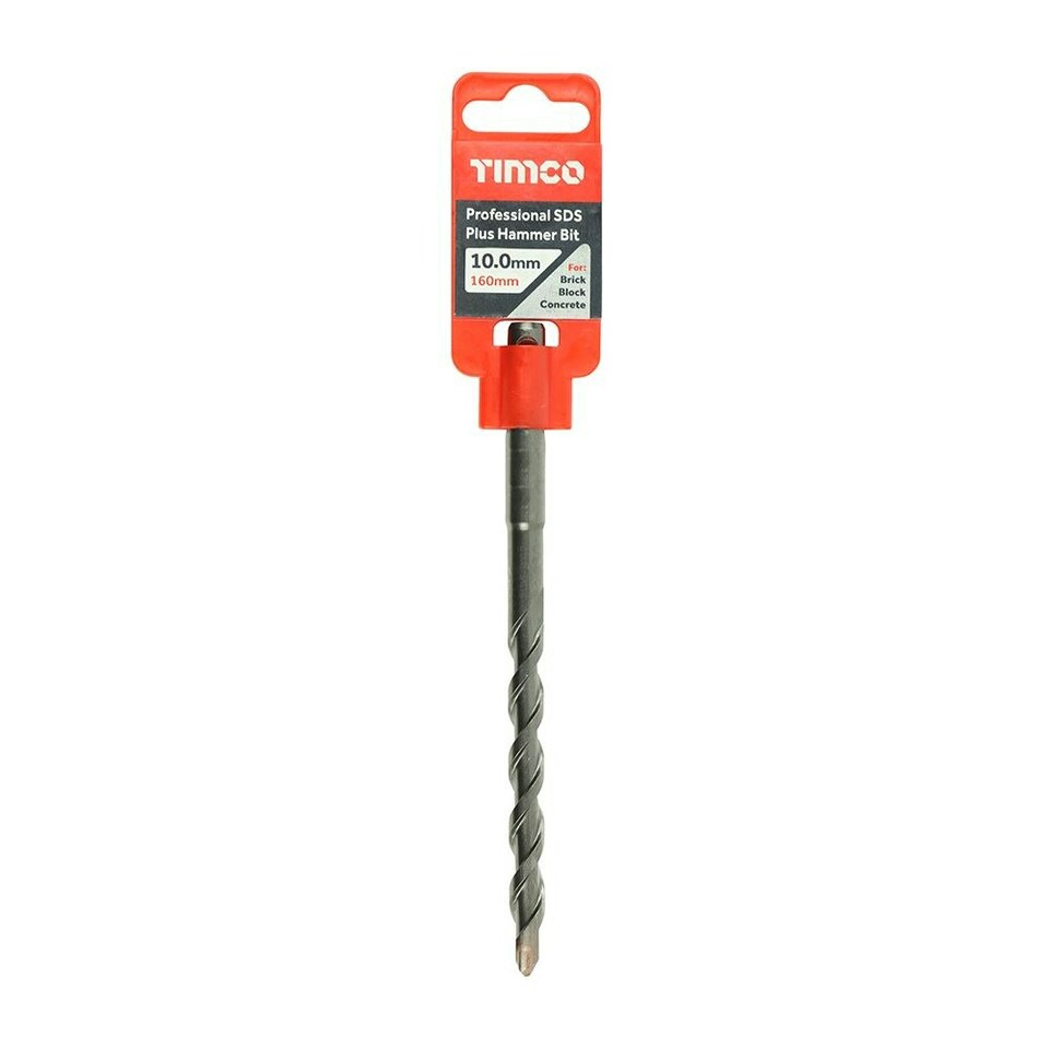 image 1 of Timco - Professional SDS Plus Hammer Bit (Size 10.0 x 160 - 1 Each)