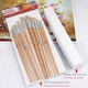 image 5 of Pack of 12 Assorted Size Wooden Handle Bristle Hair Artist Paint Brush Set