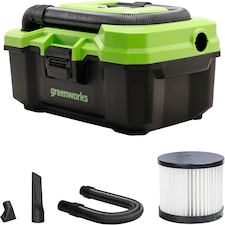 Greenworks 24V Cordless Wet/Dry Vacuum Cleaner Excludes Battery and Charger