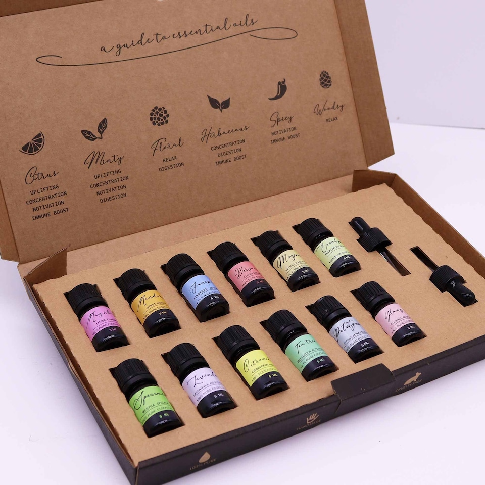 image 1 of Serenityy Aromatherapy Essential Oil Set - 12 x 5ml Spring Collection