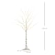 image 5 of HOMCOM 5ft Artificial White Birch Tree Light with Warm White PreLit LED Light for Indoor and Covered Outdoor Use