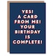 image 1 of From Me Now Complete Bold Cheeky For Him Funny Birthday Card