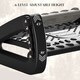 image 4 of HOMCOM Non-Slip Foot Rest Under Desk Office Footrest with Adjustable Height 