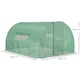 image 7 of Outsunny 4 x 3M Walk-in Garden Polytunnel Greenhouse Galvanised Steel W/ Door