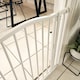 image 9 of Safetots Curved Top Safety Gate, 98cm - 107cm, Matt White, Pressure Fit Stair Gate, Baby Gate for Doors Hallways and Spaces, Safety Barrier, Easy Installation