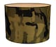 image 2 of Stylish Green and Black Army Camouflage Drum 10 Inch Lampshade for Table or Pendant | Green