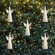 image 2 of Set of 5 15cm Battery Operated LED Floating Angel Candle Christmas Decorations with Remote in Warm White