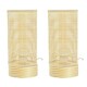 image 4 of ValueLights Elsa Pair of Natural Bamboo Shade Wooden Table Lamps with LED Bulbs