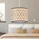 image 5 of Aztec - 25cm Natural Pendant Shade Brown