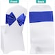image 6 of Chair Bow Sashes, Elastic Spandex Stretch Chair Ties with Buckle - 1pc