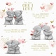 image 1 of Bears In Storyboard Scenes One I Love Birthday Card