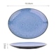 image 6 of 12pc Reactive Glaze Blue Dinner Set
