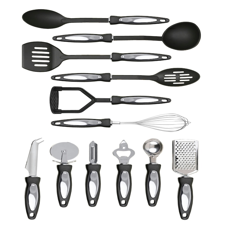 Interiors By Premier 12 Piece Kitchen Gadget Set, 12Pc Kitchen Essentials For Perfect Meals, Modern Kitchen Cooking Utensils Set